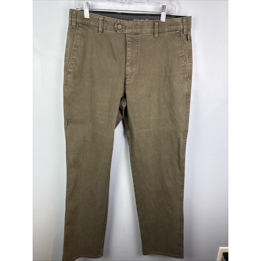 Bruhl Fine Trousers 32x30 Corduroy Pants Olive Green Preppy Europe Old‎ Money